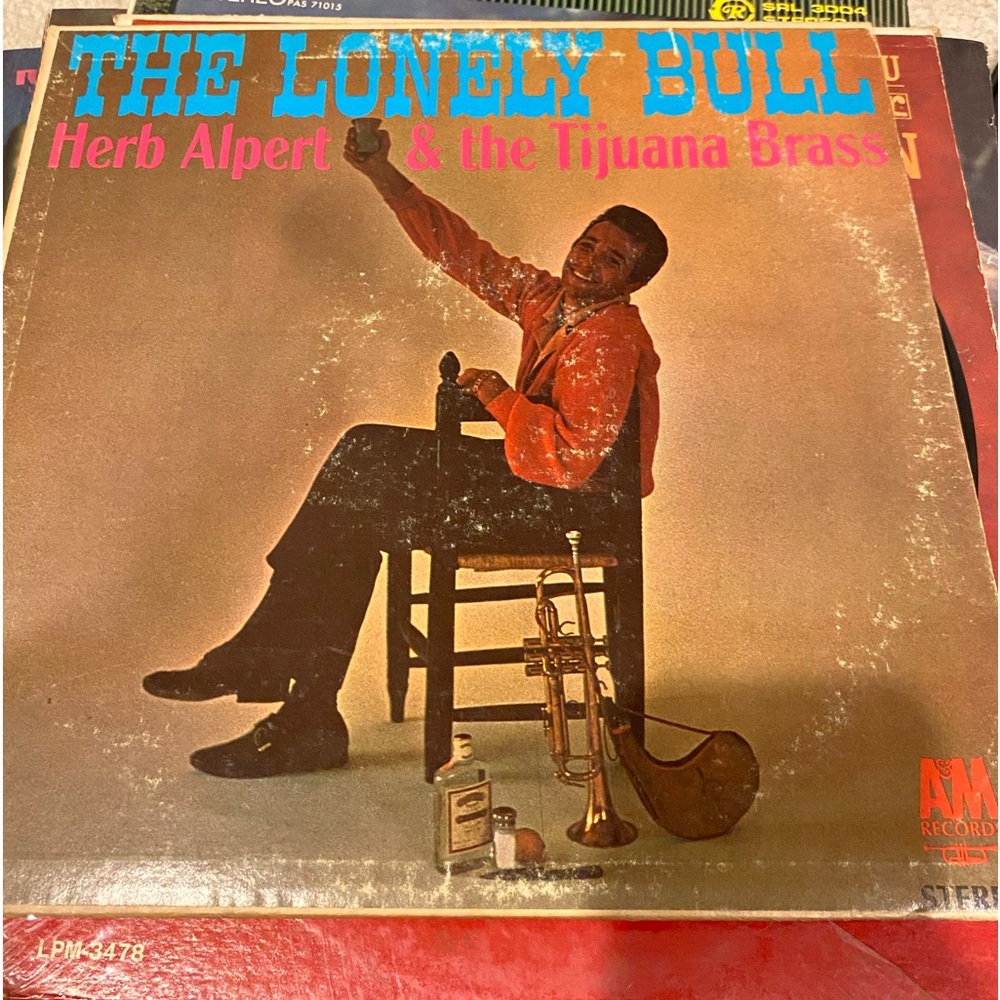 Pre-Loved Herb Albert Album - The Lonely Bull - Vinyl Record. Released in 1962.